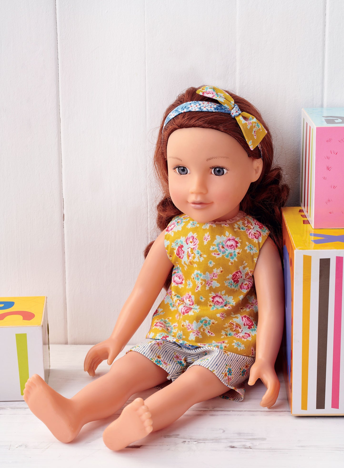 18” Doll Top and Shorts Outfit Sewing Pattern | Sew HQ