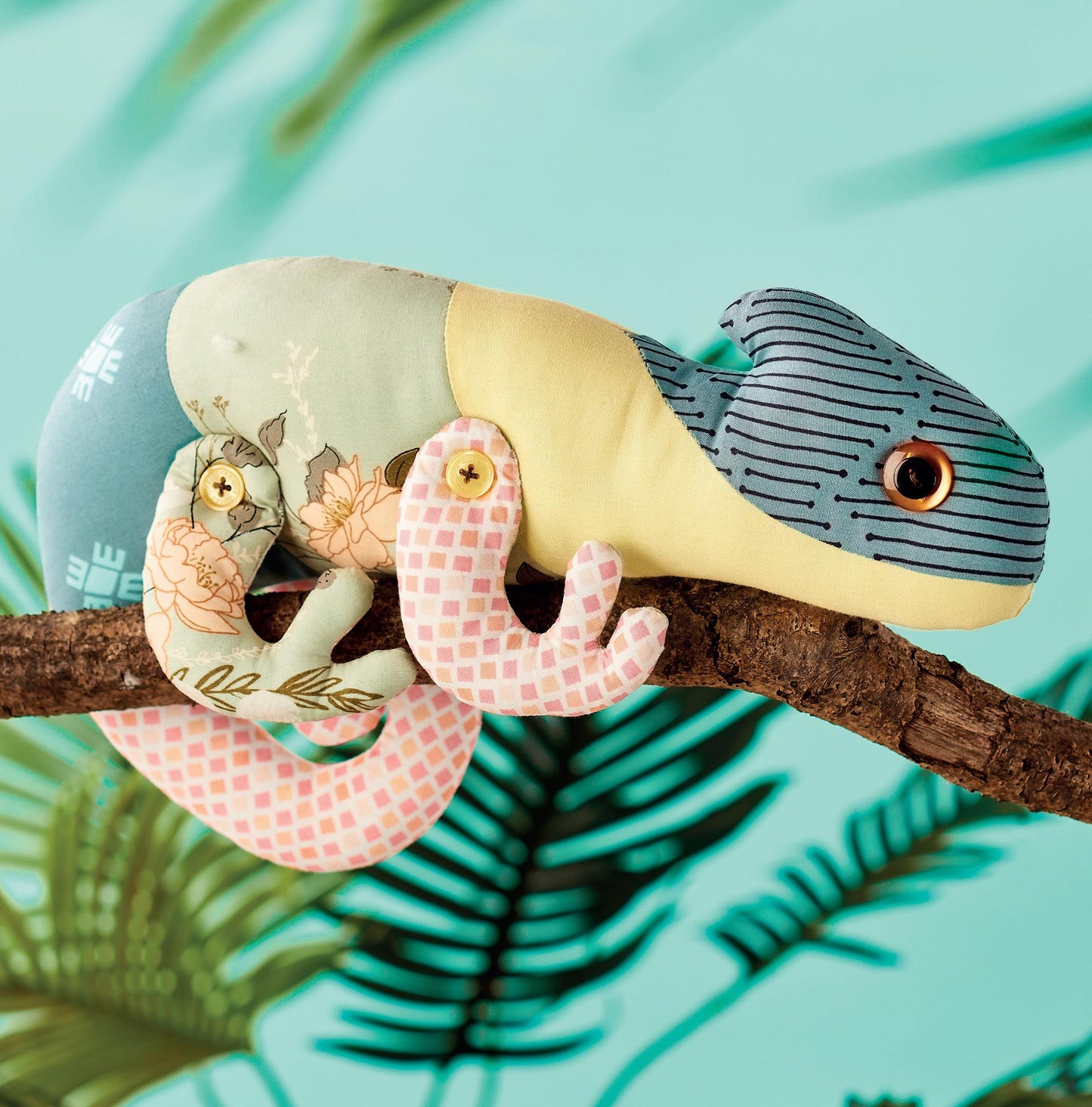 Beginner Chameleon Toy Sewing Pattern