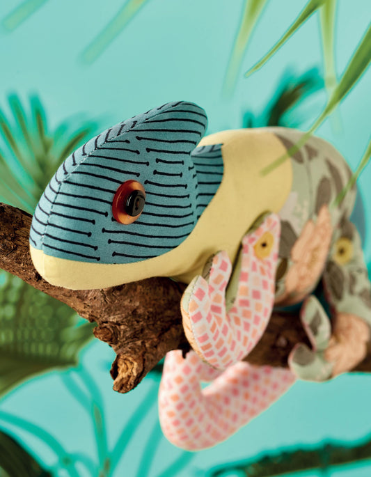 Beginner Chameleon Toy Sewing Pattern