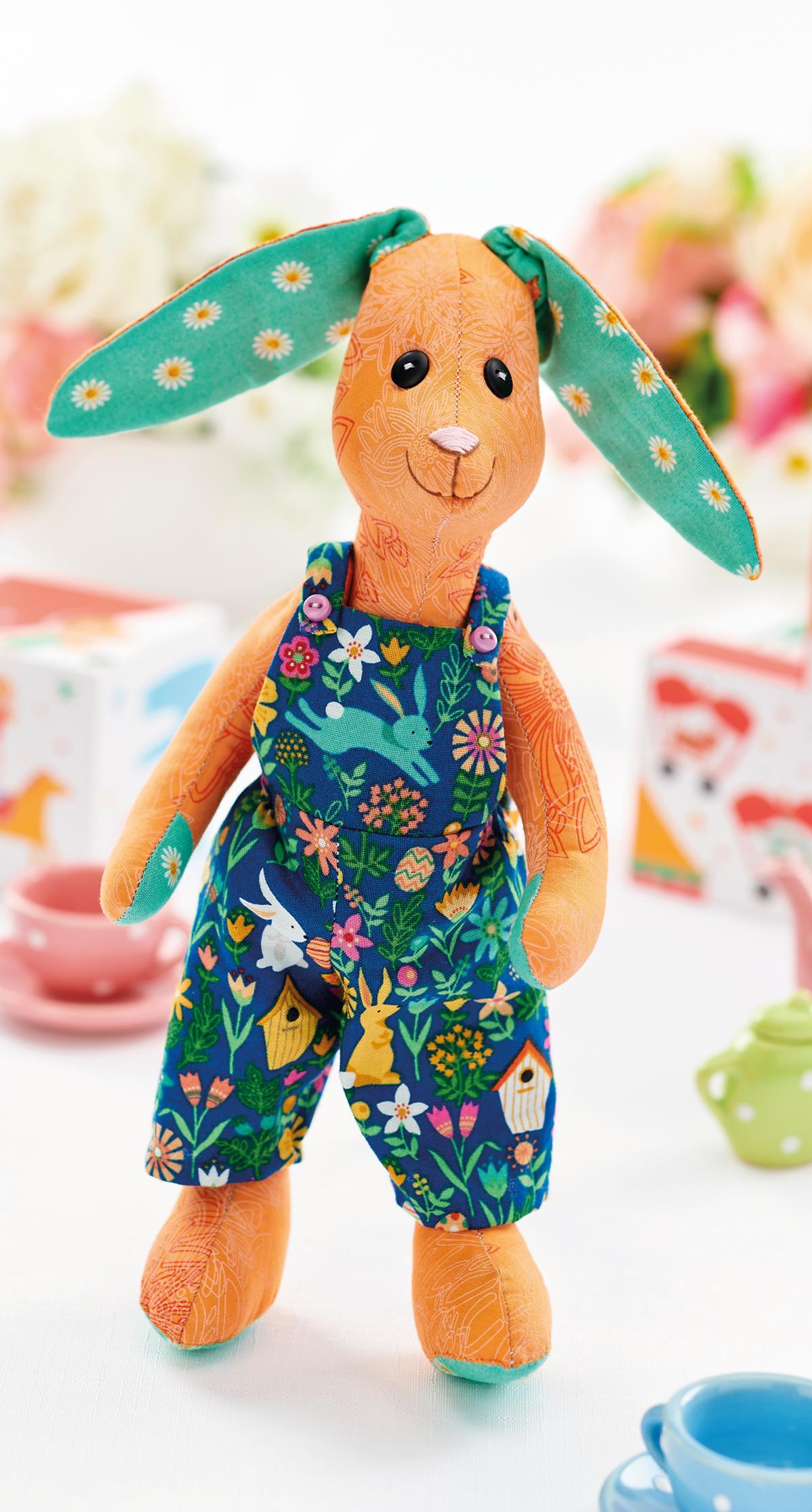 Sew Rabbit Toy Bunny Toy With Outfit Pack Sewing Pattern | Sew HQ