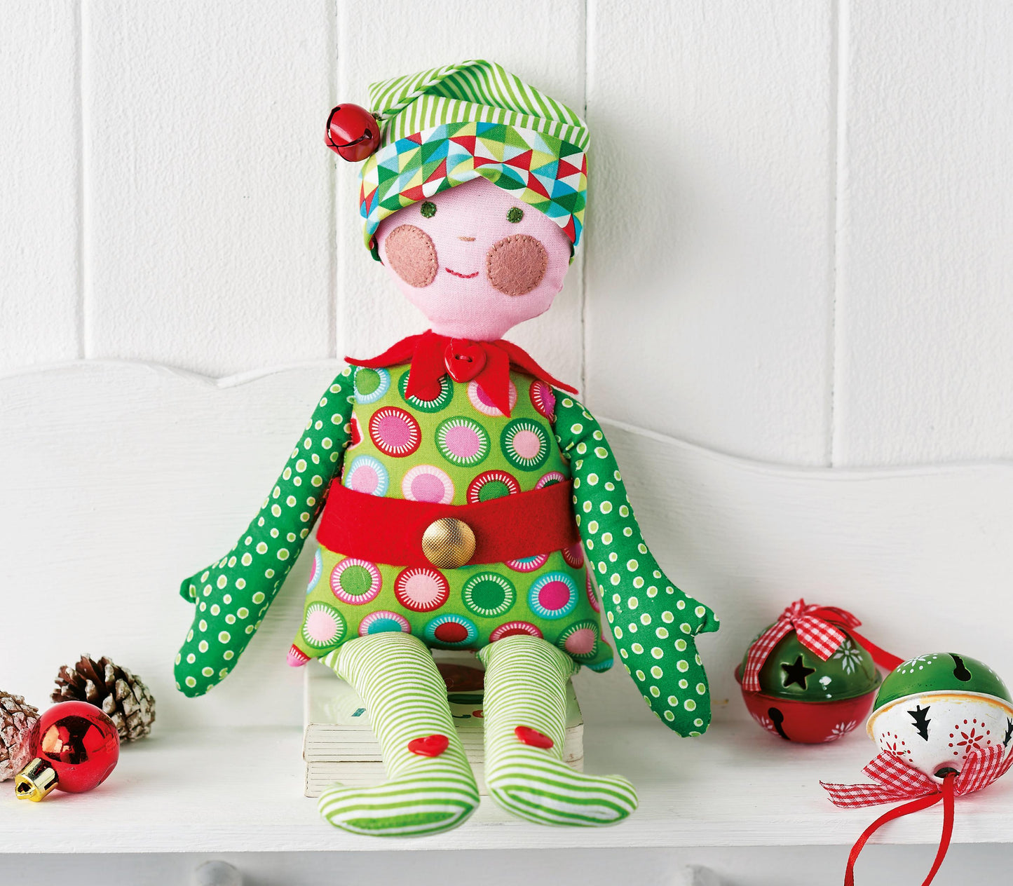 Christmas Elf Dolly Toy Sewing Pattern