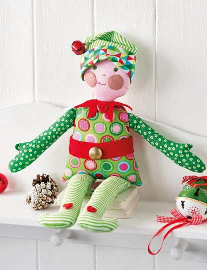 Christmas Elf Dolly Toy Sewing Pattern