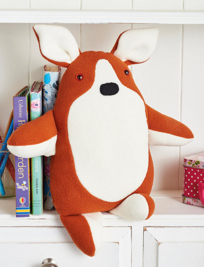 Corgi Dog Toy Fleece Sewing Pattern