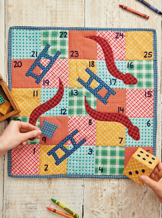 DIY Snakes and Ladders Game Sewing Pattern