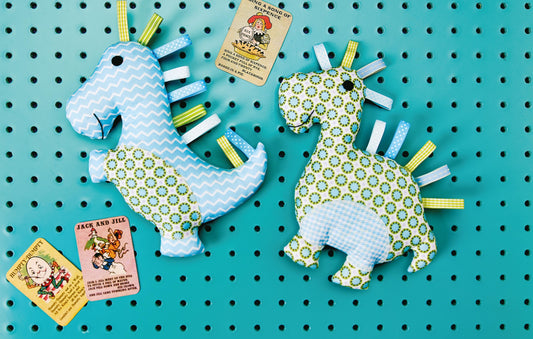 Dinosaur Tag Fidget Toy Sewing Pattern