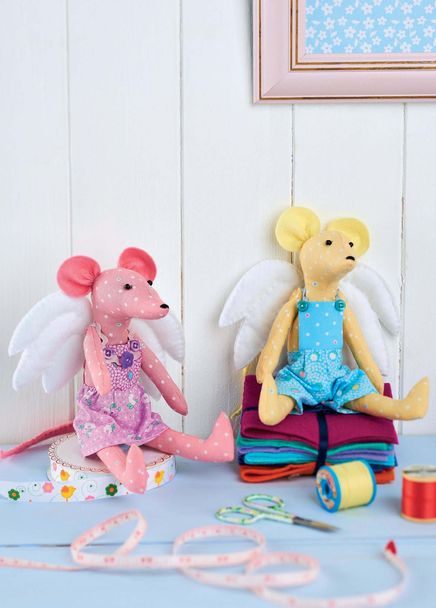 Easy Angel Mouse Toy Sewing Pattern