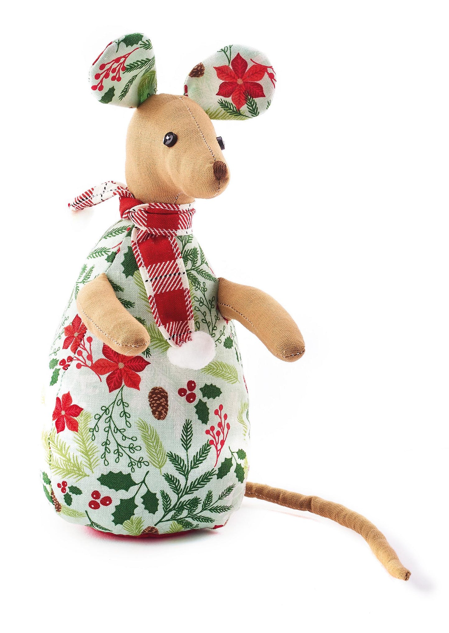 Easy Festive Mice Toy Sewing Pattern