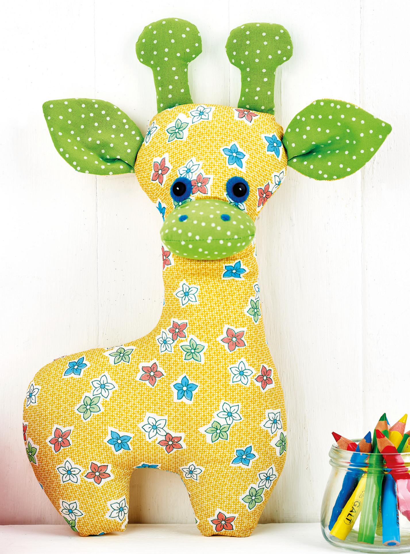 Easy Giraffe Toy Sewing Pattern Sew HQ