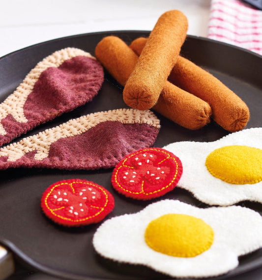 Felt Breakfast Food Set Sewing Pattern