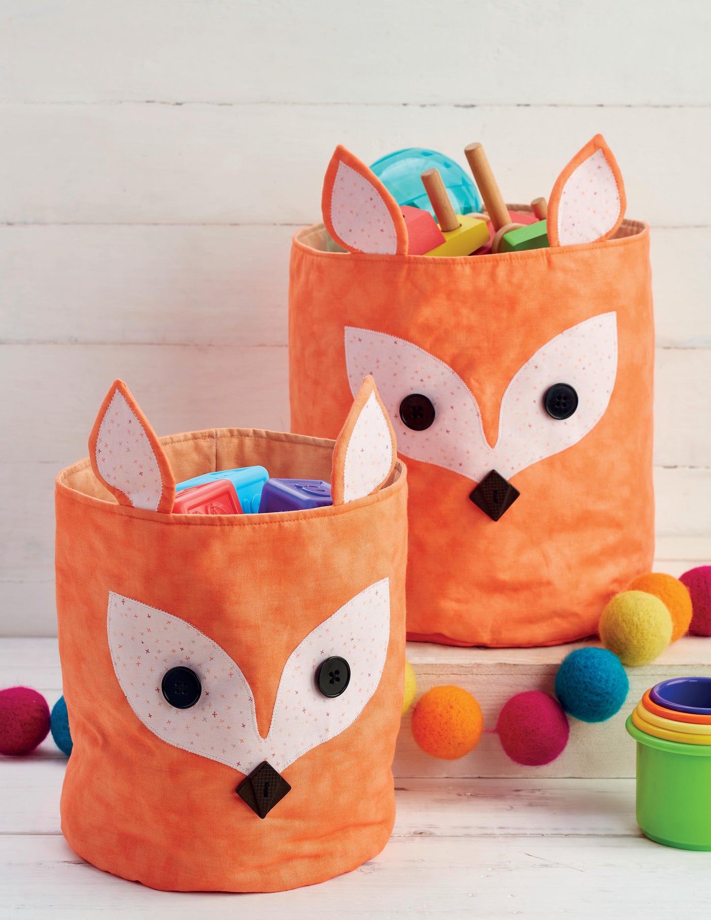 Fox Storage Tote Sewing Pattern