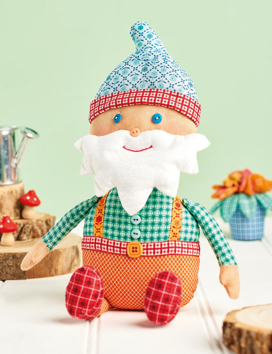 Gardener Gnome Doll Toy Sewing Pattern