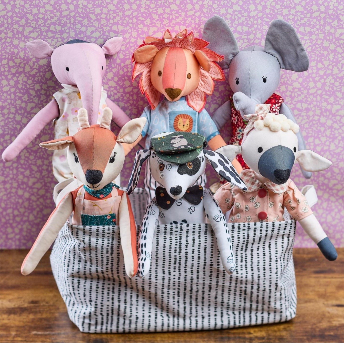 Antoine Anteater Toy Sewing Pattern | Dressimal Series