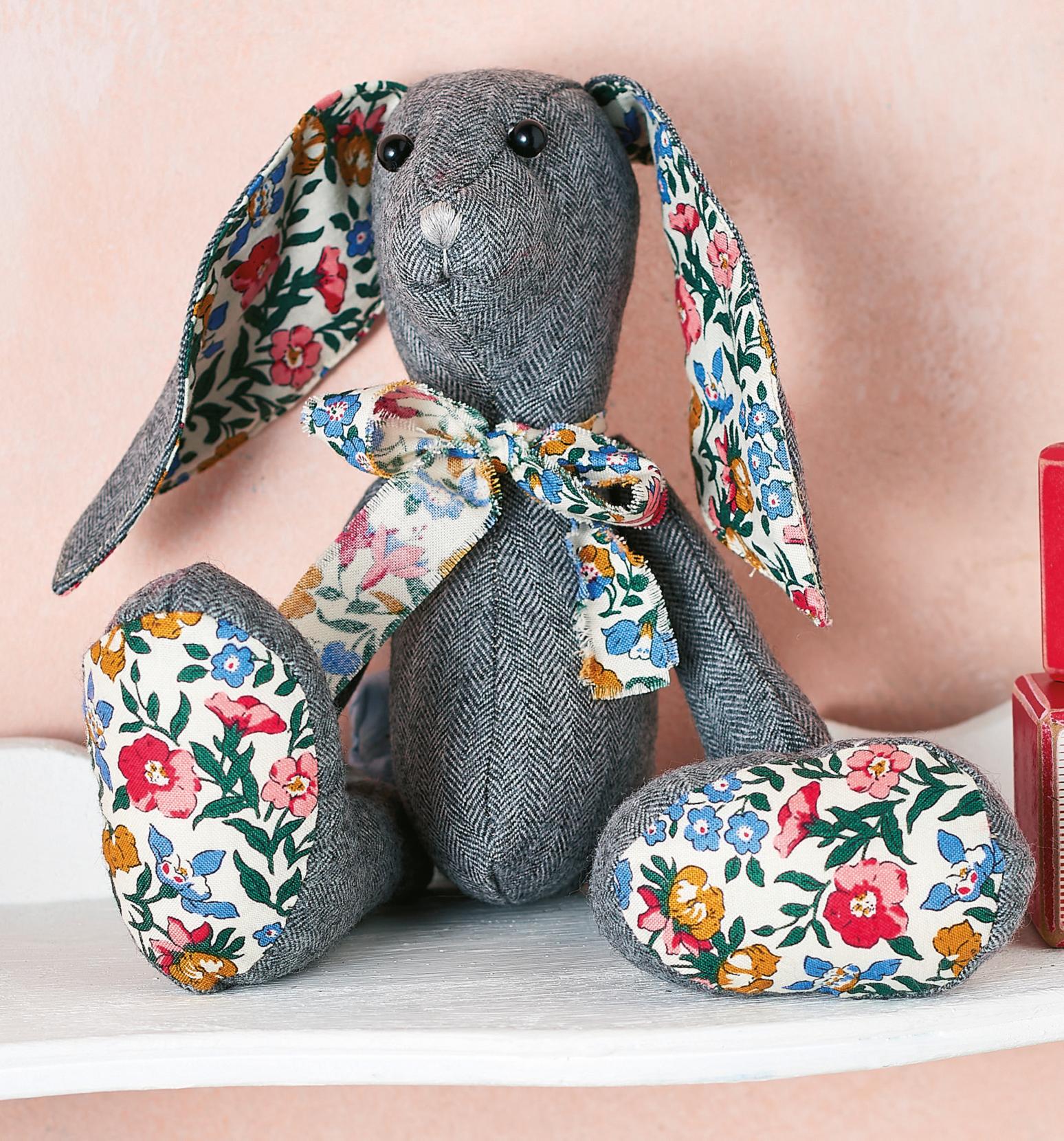Heirloom Hare Toy Sewing Pattern Sew HQ heirloom-hare-toy-sewing-pattern-sew-hq