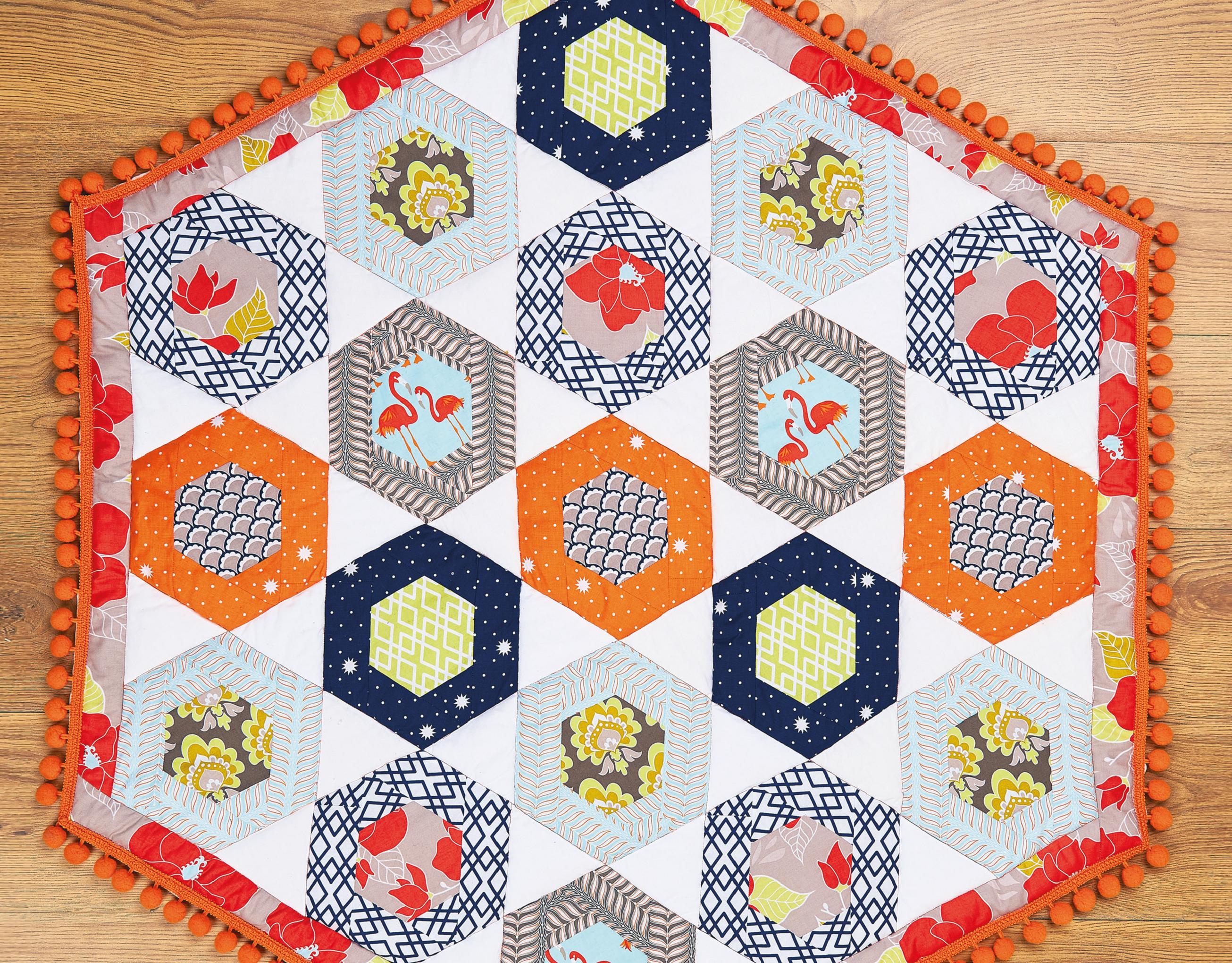 Hexagon Playmat Quilt Pattern – Sew HQ