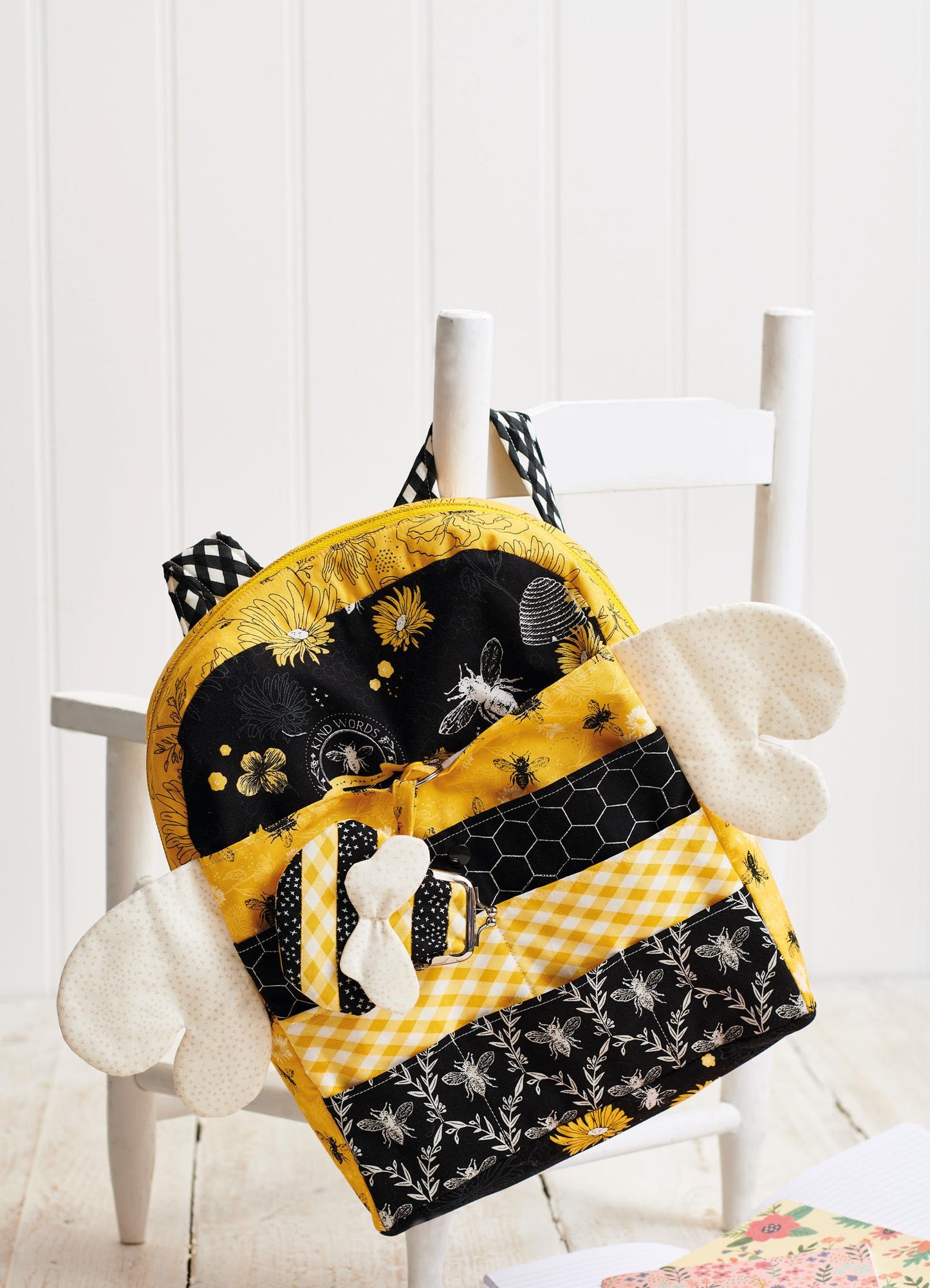 Kids' Bumblebee Rucksack and Purse Sewing Pattern