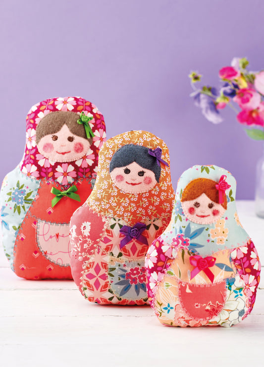 Matryoshka Stacking Dolls Toys Sewing Pattern