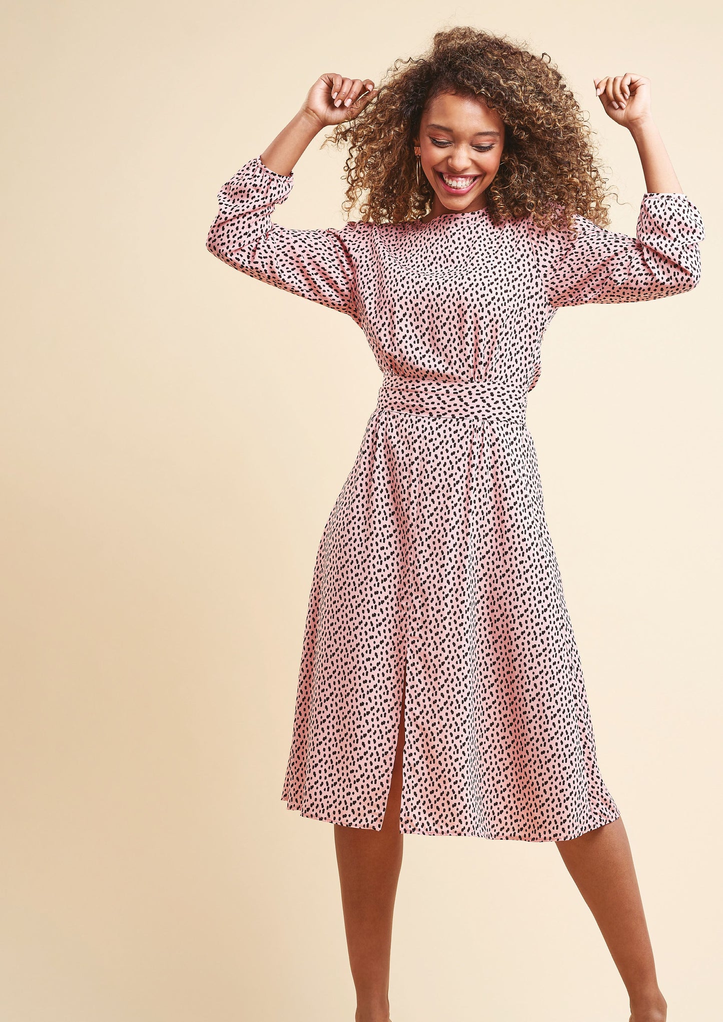 Midi Long Sleeve Dress Sewing Pattern