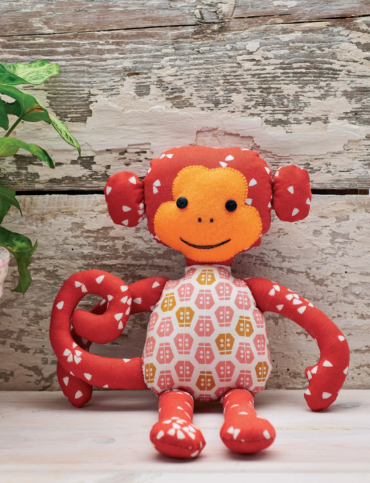 Monkey Toy Pattern Simple Monkey Toy Sewing Pattern | Sew HQ