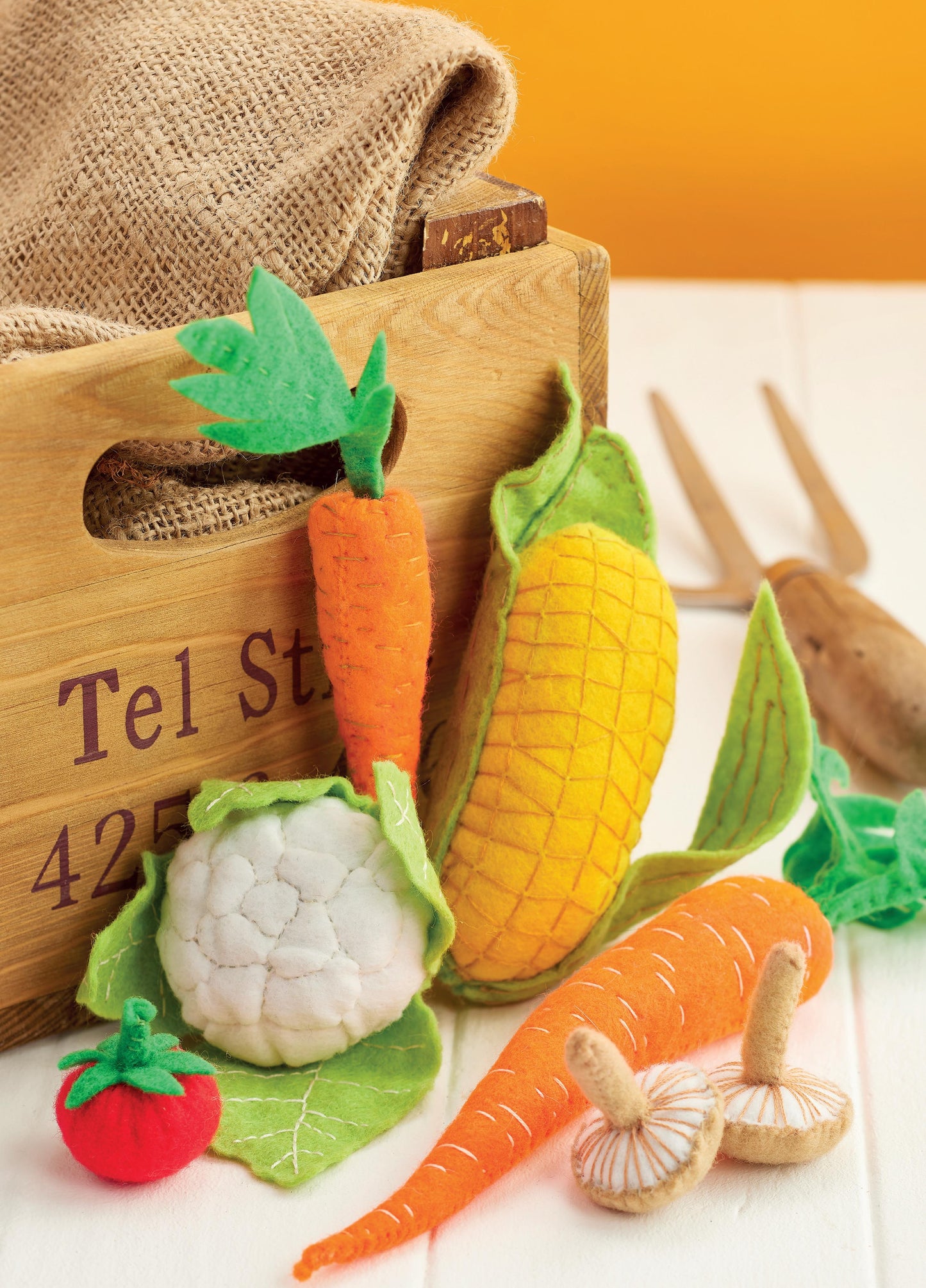 Vegetable Felt Food Set Sewing Pattern